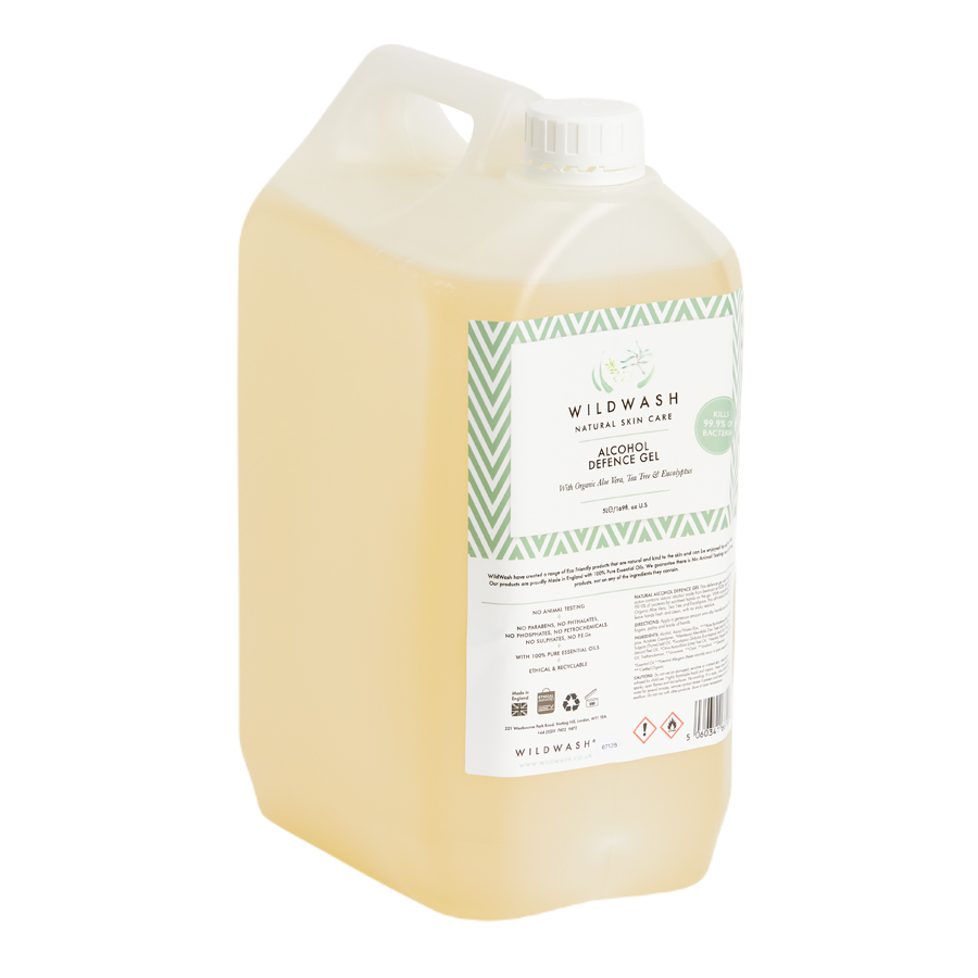 Natural Alcohol Defence Gel with Antibacterial Action 5LTR