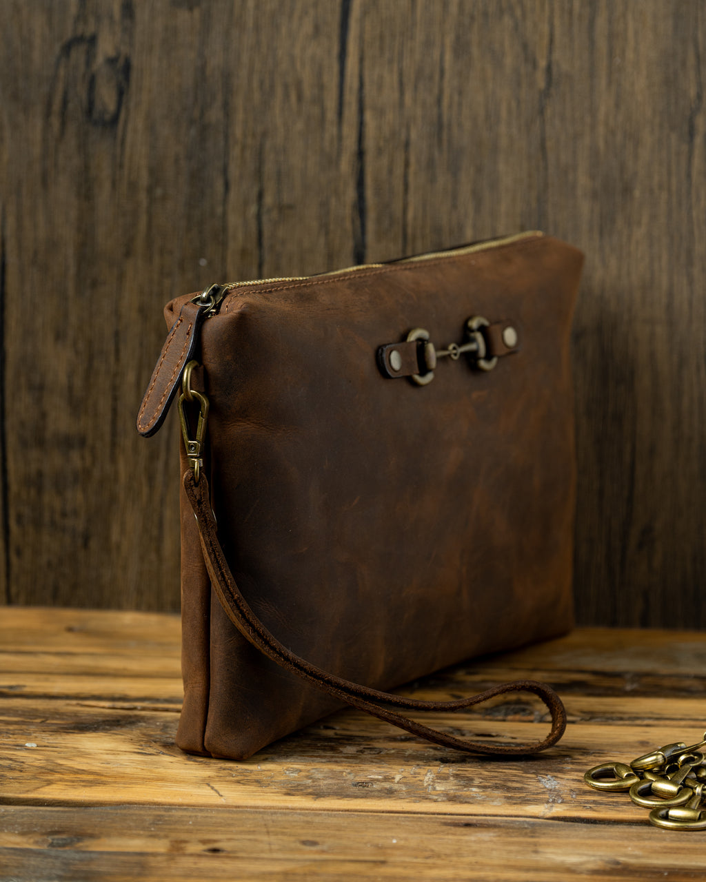 Big Leather Hand Bag "Petit Snaffle"