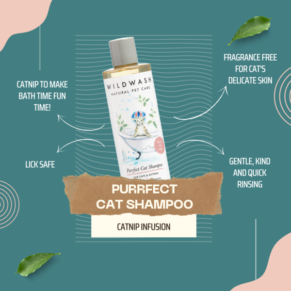 Purrfect Cat Shampoo 250ml & Conditioner for Sensitive Skin Bundle