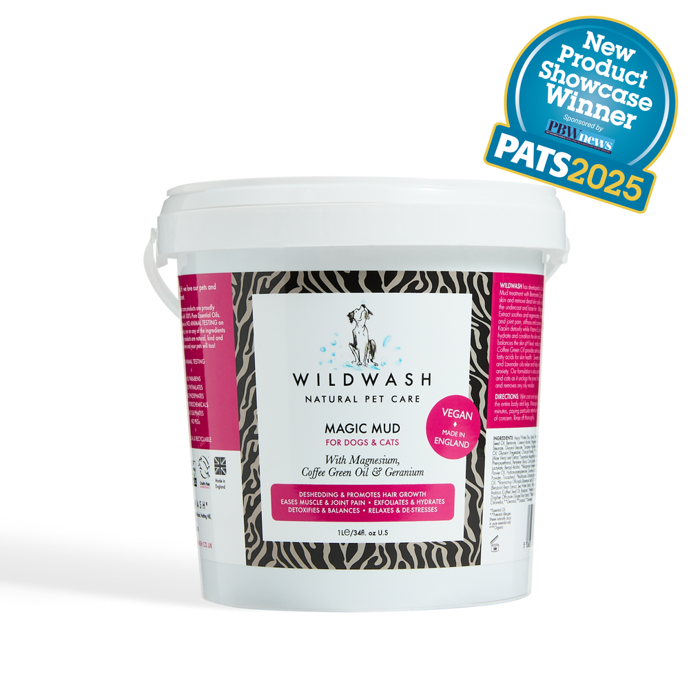 WildWash 5-in-1 Magic Mud for Dogs and Cats 1 Litre