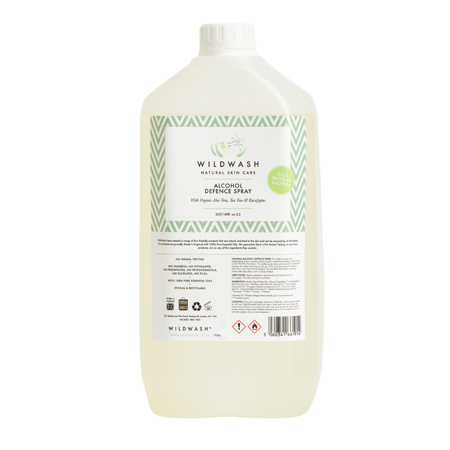 Natural Alcohol Defence Spray with Antibacterial Action 5LTR
