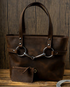 "Grand Snaffle" Leather Bag