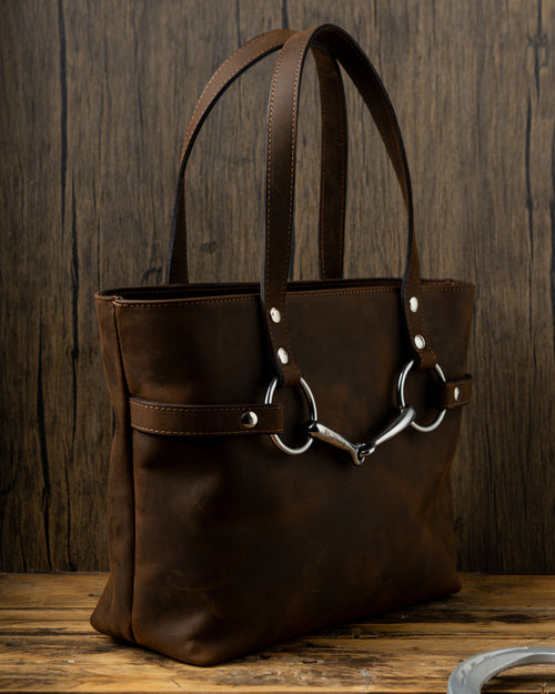 "Grand Snaffle" Leather Bag