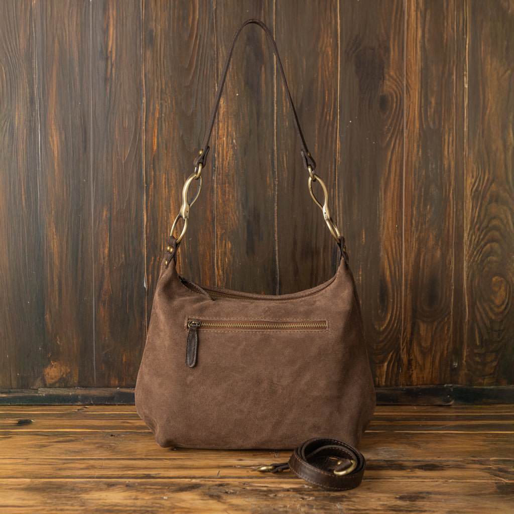 Leather Bag "Snaffle Suede"
