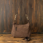 Leather Bag "Snaffle Suede"