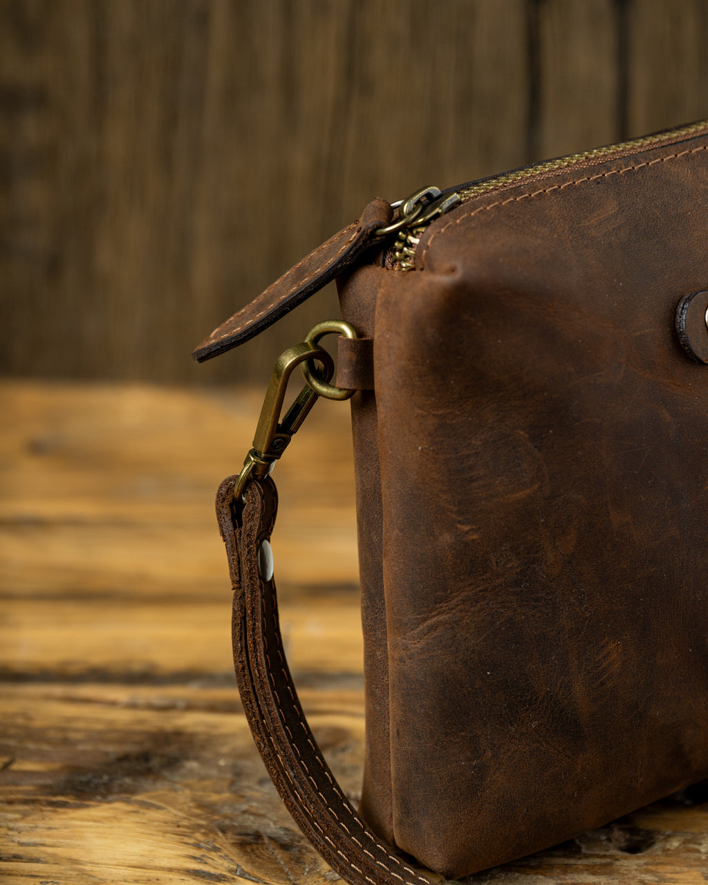 Small Leather Hand Bag "Petit Snaffle"